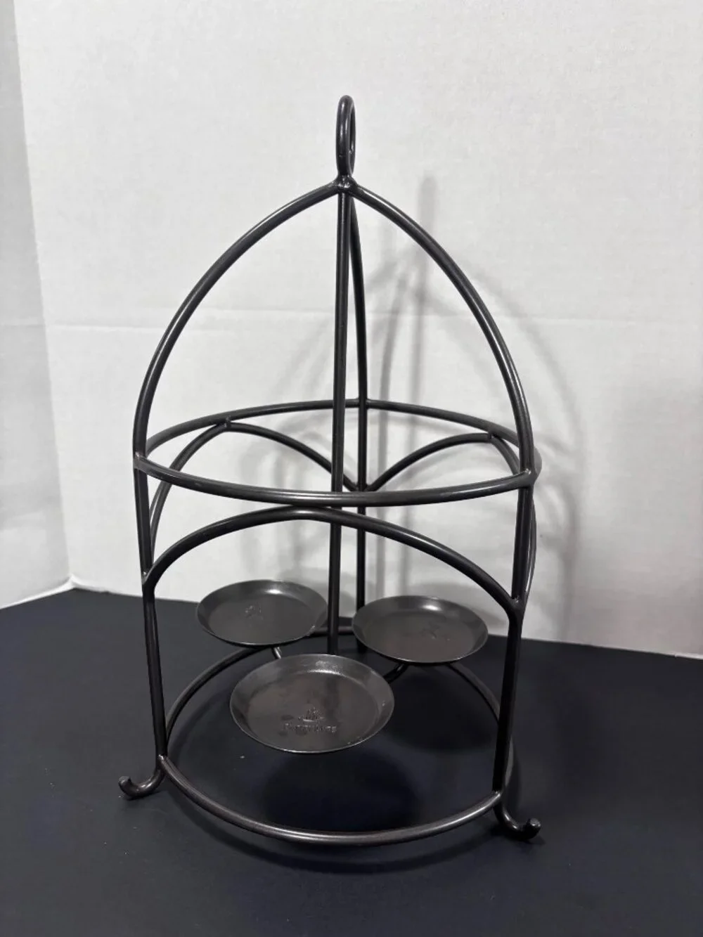 Partylite Shadow Tealight Candle Holder 3-Cup Tabletop Decorative Accent - Picture 1 of 6